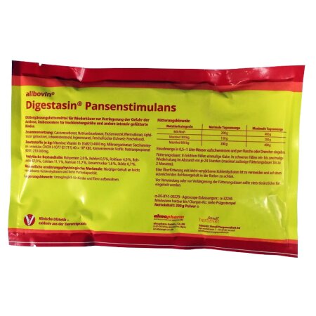 Allbovin Digestasin Pansenstimulans | 200,0 g Sonderposten