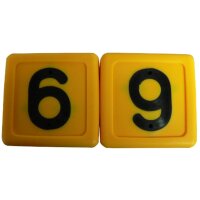 Blocknummer 6 und 9 f&uuml;r Halsmarkierungsb&auml;nder