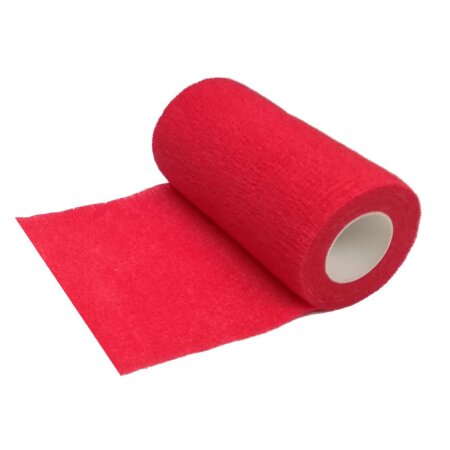 Kohäsive Bandage mit AntiBite-Effekt | Länge 4,5 m | Breite 10,0 cm | Rot