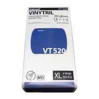 Manual VT 520 Vinytril Untersuchungshandschuhe blau...