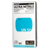 Manual UN121 Ultra Nitrile Untersuchungshandschuhe blau...