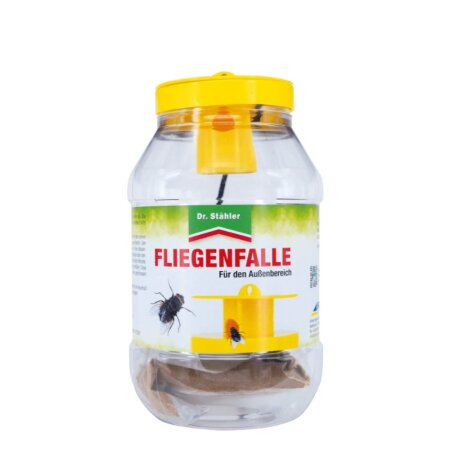 Dr. Stähler Fliegenfalle | Außenbereich | inkl. 1 Beutel Fliegenköder