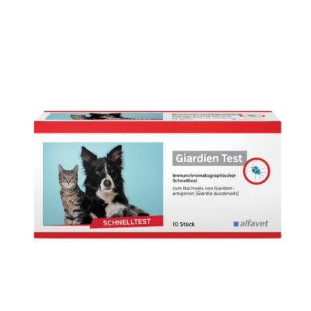Alfavet Anti Giardien Schnelltest für Hunde und Katzen | 10 Stück
