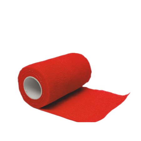 NuTaS Kohäsive Bandage | 10 cm x 4,5 m | Rot