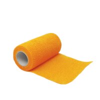 NuTaS Koh&auml;sive Bandage | 10 cm x 4,5 ml | Orange