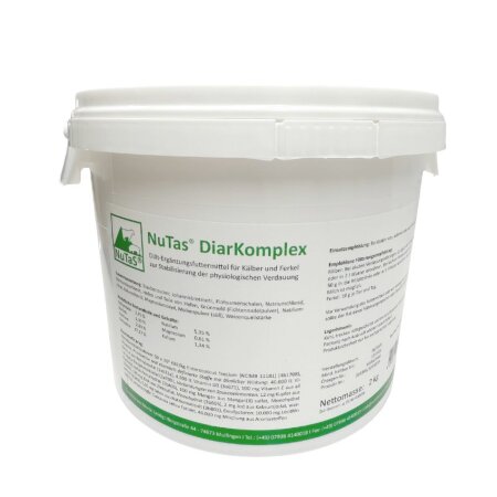 NuTaS Diar Komplex | Verdauung | für Kälber und Ferkel | 2,0 kg