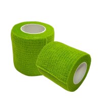 NuTaS Koh&auml;sive Bandage | 5 cm x 4,5 m | Hellgr&uuml;n