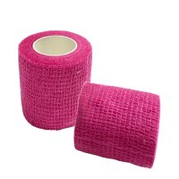 NuTaS Koh&auml;sive Bandage | 5 cm x 4,5 m | Pink