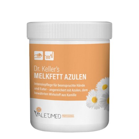 Dr. Kellers Melkfett Azulen (Destillat aus Kamillenöl) | 500 ml