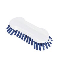 Waschbürste mit blauen Borsten
