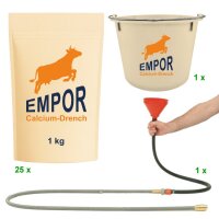 Vuxxx Empor Drench Set | Flux-Pansenleitung u. Eimer  +...