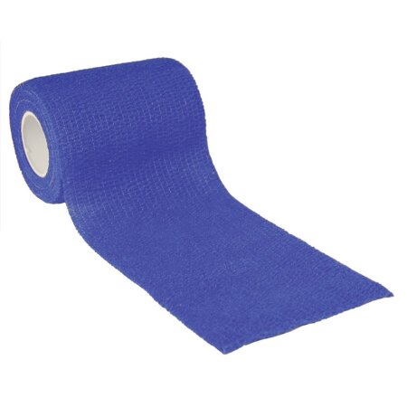 basics4vets Color Flex Bandage | Farbe Dunkelblau | 12,5 cm x 4,5 m