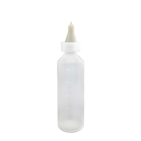 GEWA Milchflasche mit Skala | 500 ml | inkl. Kleintiersauger
